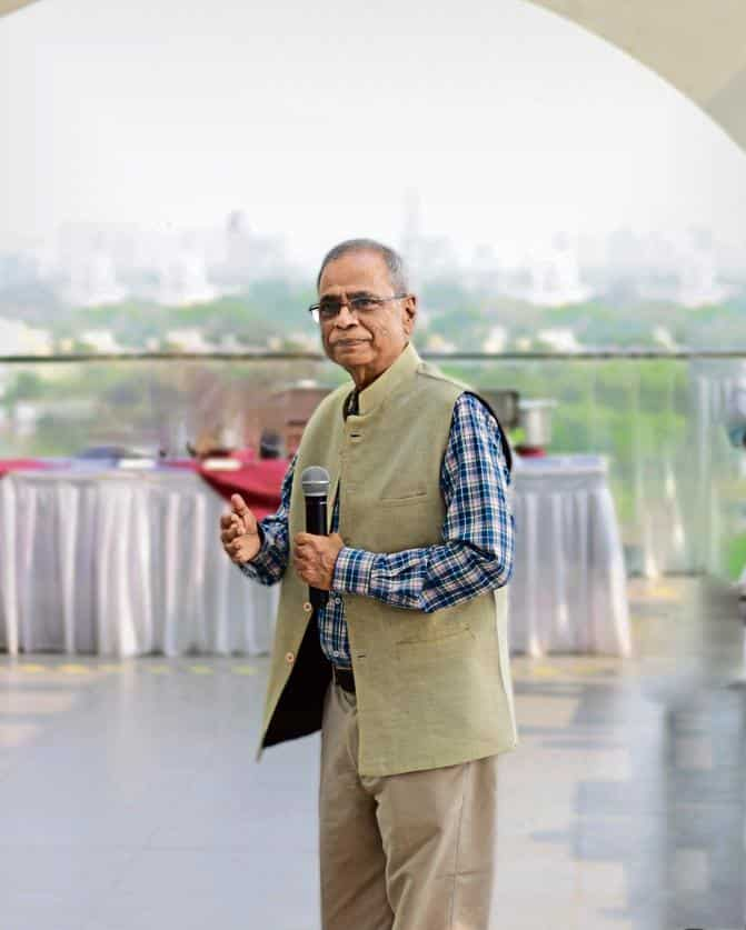 Professor Ashok Jhunjhunwala is the mastermind who conceived and built the institution